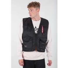 Alpha Industries Herren Westen Alpha Industries Herren Utility Vest Weste, Black