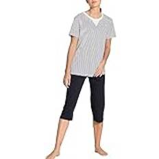 Calida dam pyjamas Calida Damer Midsummer Dreams pyjamas-set, mörk Lapis blå normal