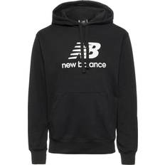 New Balance Oberteile New Balance Essentials Stacked Hoodie Herren schwarz