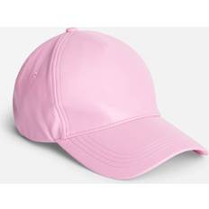 Leather Headgear Stand Studio Connie Faux Leather Baseball Cap Pink