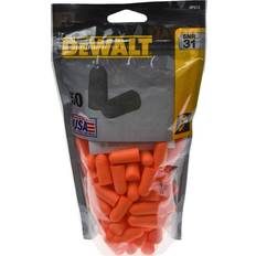 Orange Hearing Protections Dewalt Disposable Earplugs Zip-Log Bag Pairs