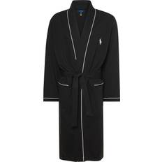 Polo Ralph Lauren Coton Peignoirs Polo Ralph Lauren Cotton Jersey Robe - Black - 714899677001