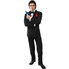 Orion Costumes Gentleman geheimagent agenten outfit stil von james bond Schwarz