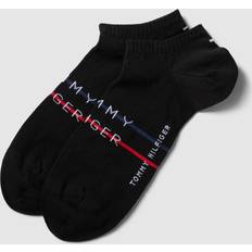 Tommy Hilfiger Stretch Socks Tommy Hilfiger Herren Socken Sneaker 2er-Pack Black 43-46