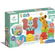 Plastique Blocs Clementoni Disney Baby Coffret Disney Classics Clemmy 6 cubes Fabriqué en Italie