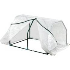 Invernaderos OutSunny Mini Greenhouse Portable Garden Greenhouse Metal Frame Grow House