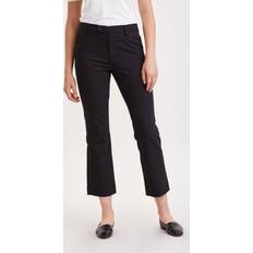 Cropped Bukser IVY Copenhagen Alice Cropped Flare Pant Sort