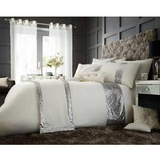 Textiles Smart Living Cream Luxury Glamorous Duvet Cover White