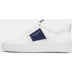 Android Homme Point Dume Low Trainers White Leather Blue AHP234-24 blue/white