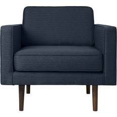 Broste Copenhagen Fauteuils Broste Copenhagen Wind Fauteuil Tweed Navy 31001160