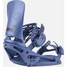 M Snowboard Bindings Burton Cartel EST Slate Blue Logo blau