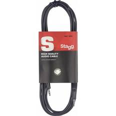 Stagg SAC1MPS Stereo Mini Jack Cable, 1m/3ft 1m