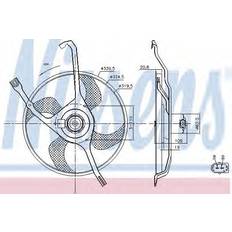 Nissens Car Fan radiator 85665