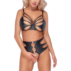 Cottelli Collection 2tlg. Dessous Set black High-Waist