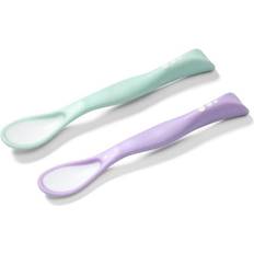 Vert Couverts pour Enfants BabyOno Cuillères 2 pcs vert/violet