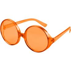 Hippie Kostüme 70er Boy Brille in orange