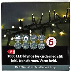 1000 led lyskæde 1000 Lyskæde 1000 Pærer