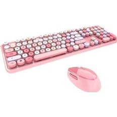 MOFII Tastaturer MOFII Trådløst tastatur Sweet 2.4G Pink