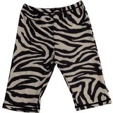 98/104 Badebukser Swimpy Tiger Badeshorts, Beige/Sort, 110-116