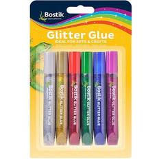 Glitter Glue Bostik Rainbow Glitter Glu Pens Pack of 6