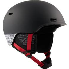 Enfant Casques de ski Anon Oslo Wavecel Casque noir cabin black