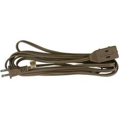 Brown Power Strips & Extension Cords Northlight 9' Indoor Power Extension Cord with 3-Outlets and Safety Lock Brown