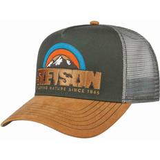 Stetson Man Caps Stetson The Plains Trucker Cap green One