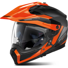 Nolan N70-2 X Stunner N-Com Flat Black Orange/Antracite Casco