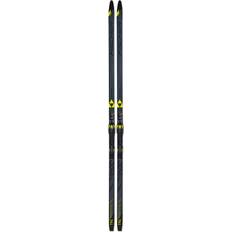 Skilanglauf Fischer Superlite Crown EF Xtra Stiff Langlaufski Schwarz 204