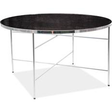 Eularia Black/Chrome Table Basse 80cm