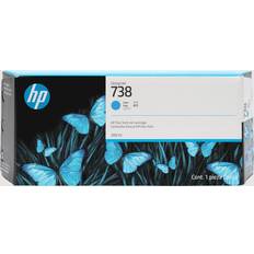 HP 738 300-ML CYAN CARTRIDGE