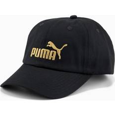 Puma Unisex Capser Puma Essentials No.1 Cap, Black/Gold