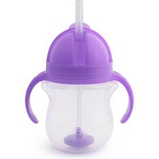 Munchkin Tippalasit Munchkin Click Lock Tip & Sip kuppi sisältää pillin painolla Purple 6 m 207 ml