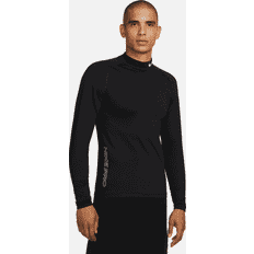 Nike Herren Basisschicht-Oberteile Nike Mock Sweatshirt Black/White