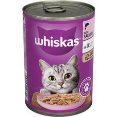 Whiskas Cat Pets Whiskas 1+ Cans Saver Pack Salmon Jelly