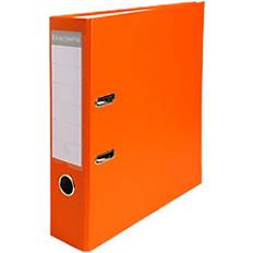 Exacompta PP Lever Arch File 320 x 290mm in Size 75mm Spine Reinforced Finger Pull Bottom Edge Orange