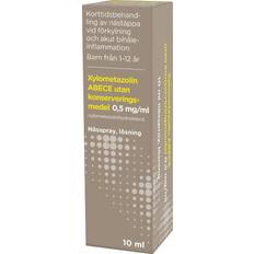 Xylometazolin utan konserveringsmedel Nässpray, lösning 0,5mg/ml