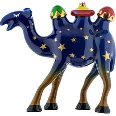 Alessi Figur Av Porslin Handdekorerad Flerfärgad 11 cm Prydnadsfigur