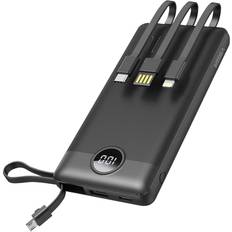 Veger Multi USB Powerbank 10000 mAh Powerbank, Schwarz