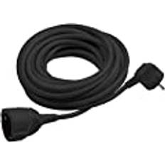 schutzkontakt-verlängerung 2 m, schwarz, ip20 Schwarz 251-300 ft 76.5-91.4