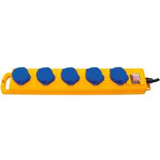 Brennenstuhl Super-Solid power strip, 5 sockets, 2 m yellow SL554BE3676
