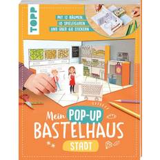 Städte Kreativität & Bastelspaß TOPP Mein Pop-up Bastelhaus-Stadt