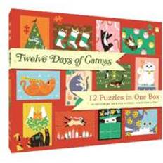 Chronicle Books 12 Puzzles in One Box: Twelve Days of Catmas