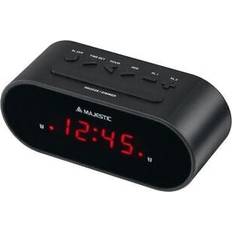 Alarm Clocks Majestic SVE-235 Digital Alarm Clock Black