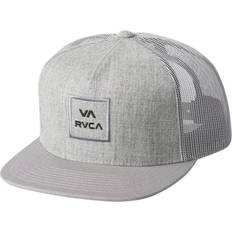 RVCA Men's Heathered Gray All the Way Trucker Snapback Hat