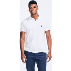 Nautica Men Polo Shirts Nautica Men's Mesh Polo Shirt - White