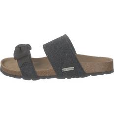 Shepherd Slippers & Sandals Shepherd Elisabeth Black Graphite Sandalias - Marrón