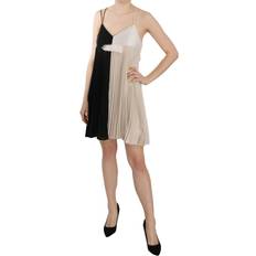 Herr - Vita Klänningar Pinko Elegant Plunging A-Line Princess Mini Klänning - Black