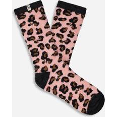 Pink - Women Socks UGG Women's Leslie Graphic Crew Sock Pink