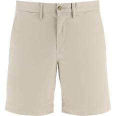 Beige Shorts Polo Ralph Lauren Logo Embroidery Shorts 'Bedford' - Beige